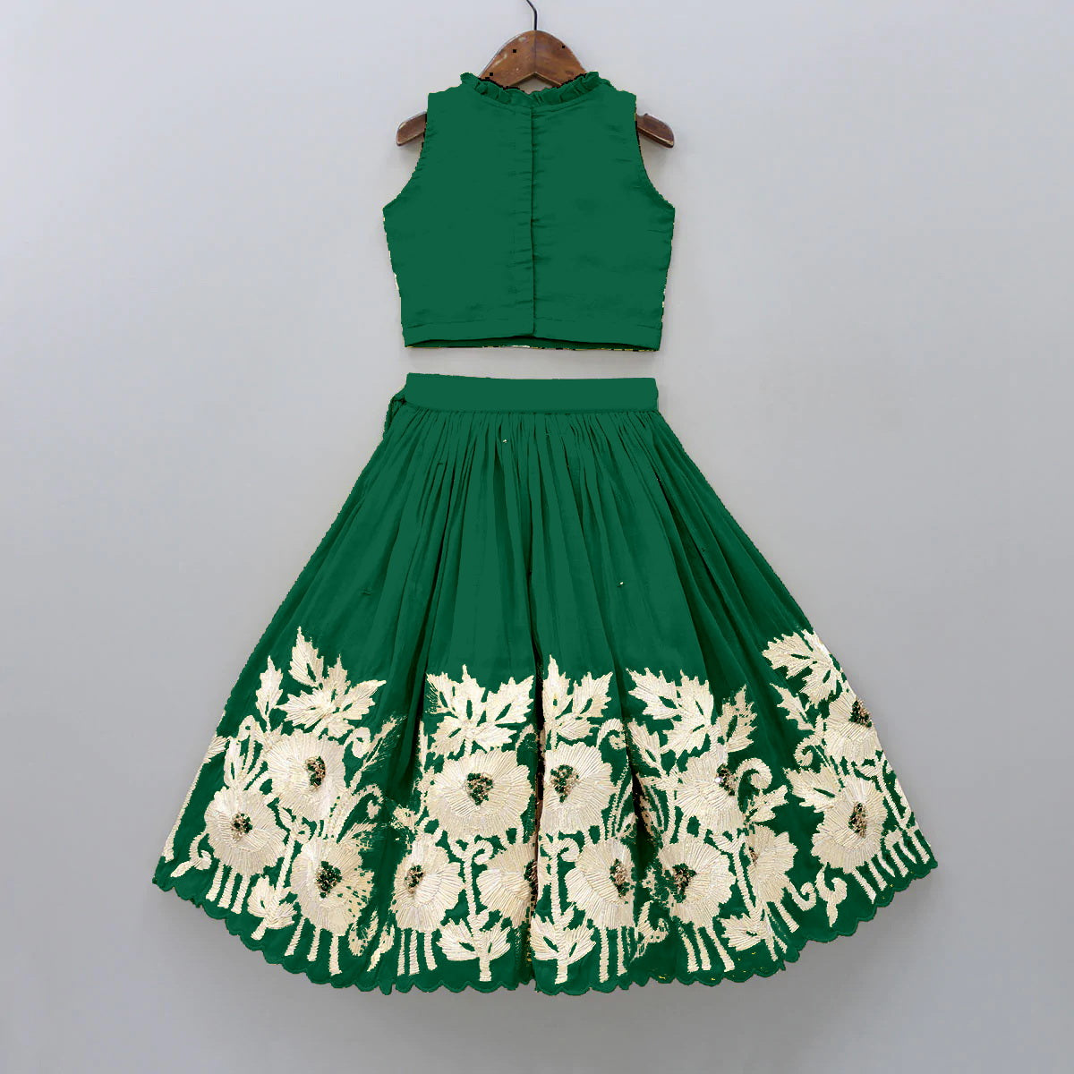 Pastel Color Kids Lehenga Choli