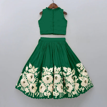 Pastel Color Kids Lehenga Choli