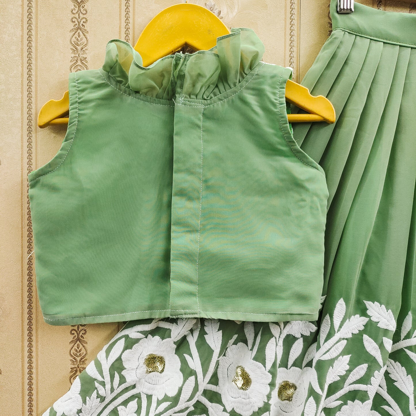 Pastel Color Kids Lehenga Choli