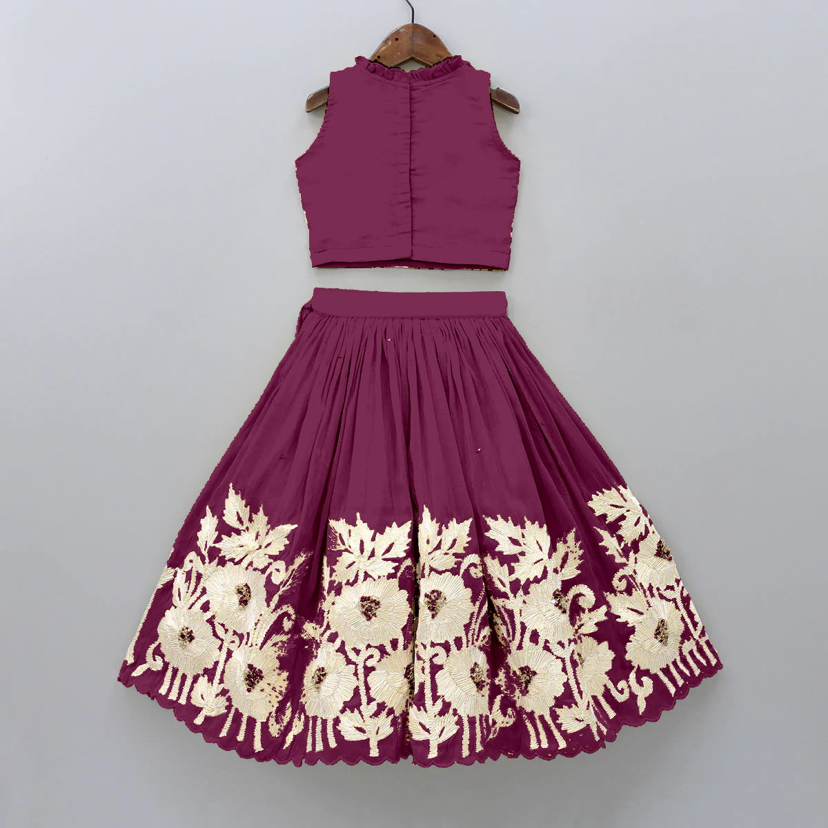 Pastel Color Kids Lehenga Choli