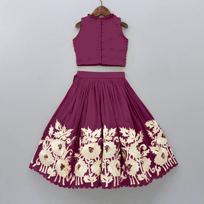 Pastel Color Kids Lehenga Choli