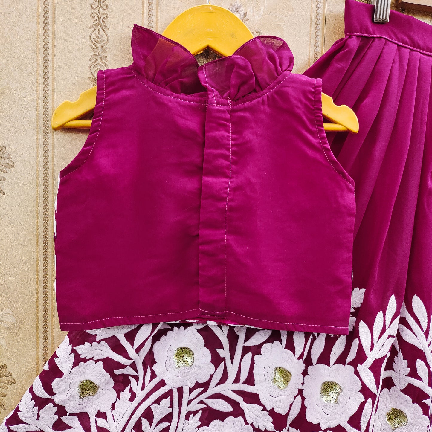 Pastel Color Kids Lehenga Choli