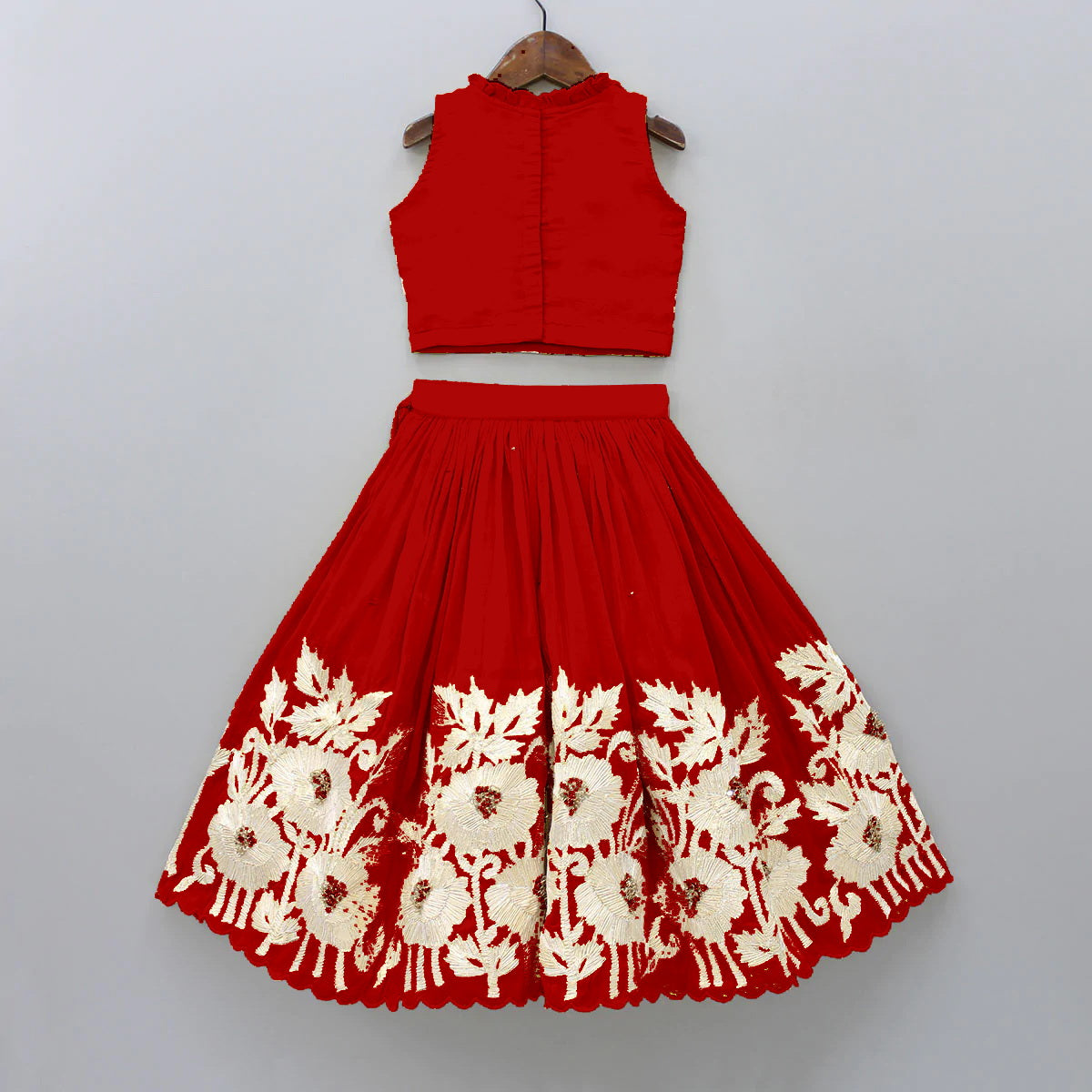 Pastel Color Kids Lehenga Choli