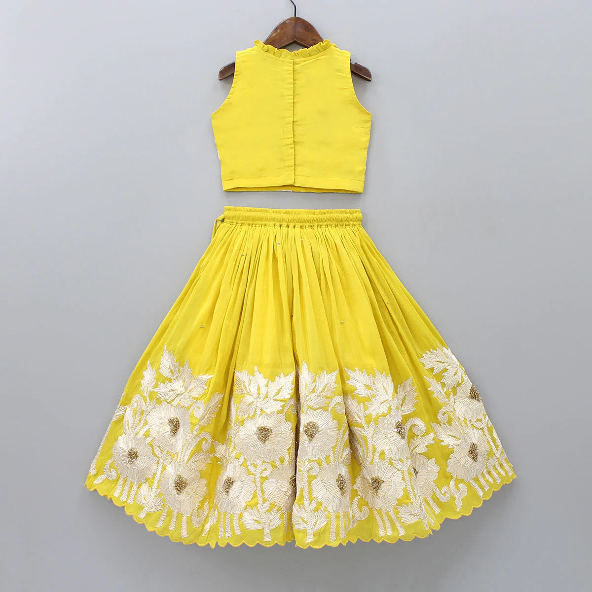 Pastel Color Kids Lehenga Choli
