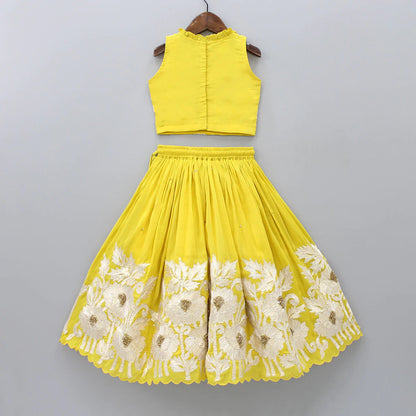 Pastel Color Kids Lehenga Choli