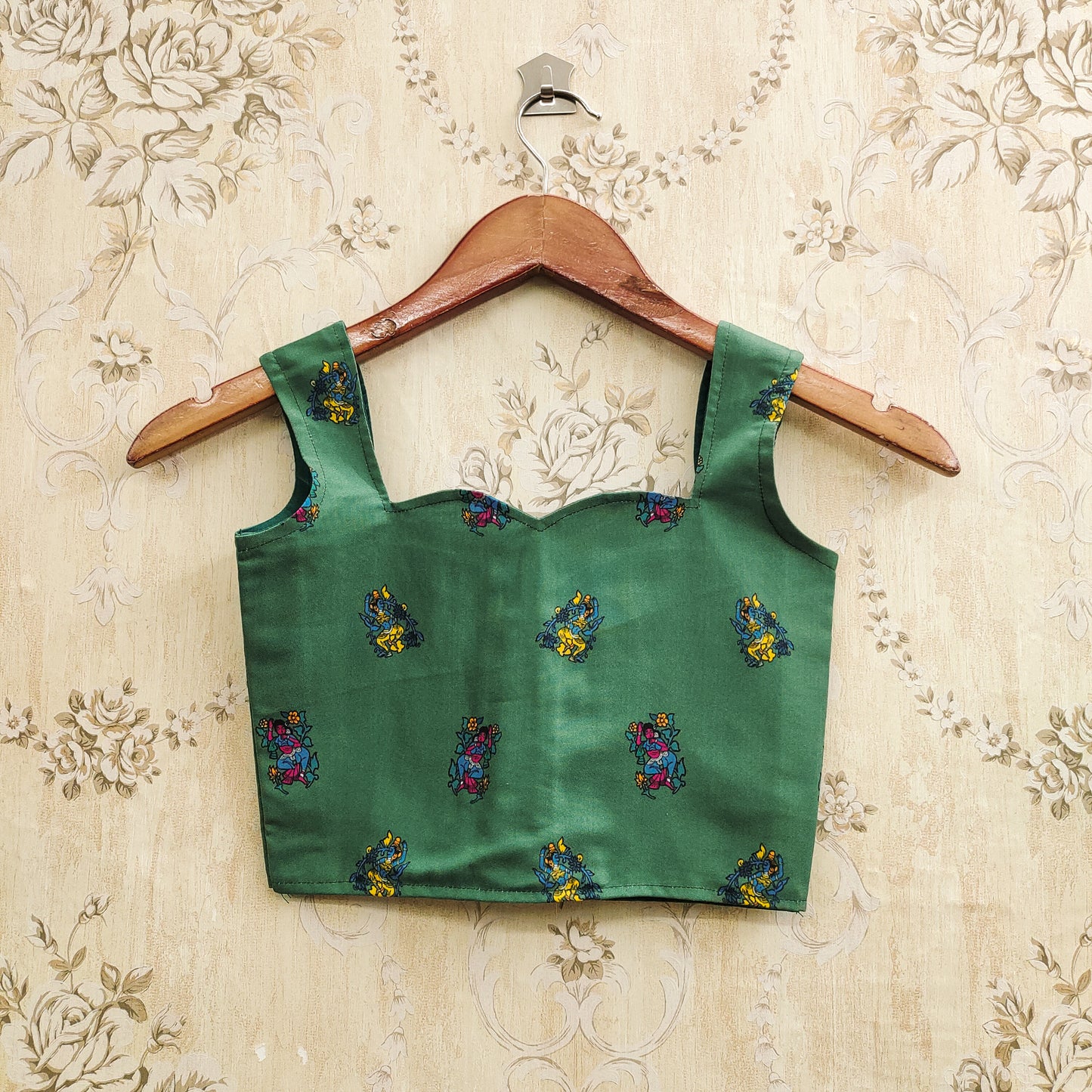 Traditional Kalamkari Kids Lehenga Outfit