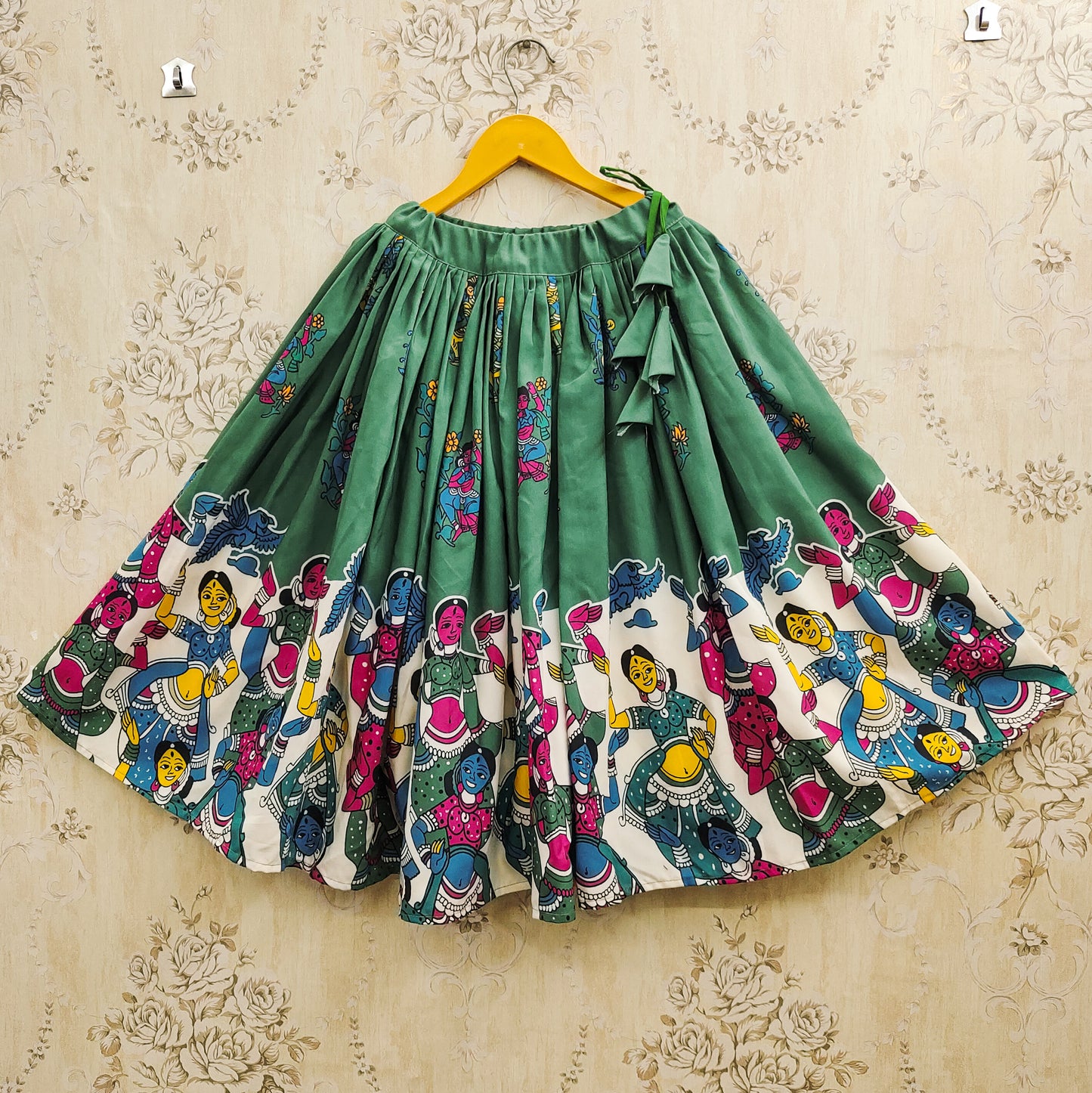 Traditional Kalamkari Kids Lehenga Outfit