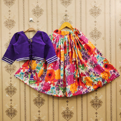 Graceful ultural Attire Kids Lehenga Choli