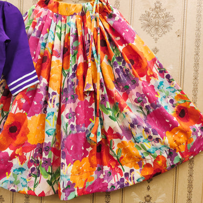Graceful ultural Attire Kids Lehenga Choli