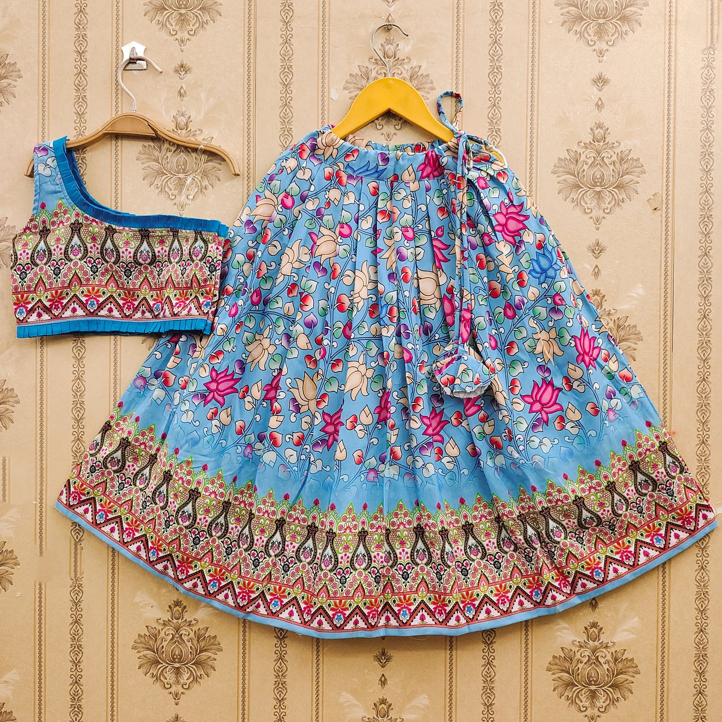 Fancy Ethnic Look Kids Lehenga Choli