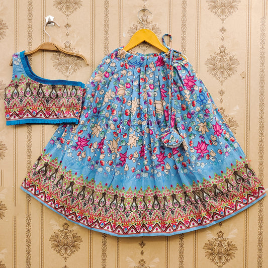 Fancy Ethnic Look Kids Lehenga Choli
