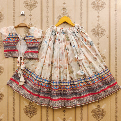 Fancy Ethnic Look Kids Lehenga Choli