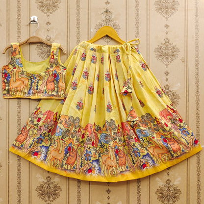 Fancy Ethnic Look Kids Lehenga Choli