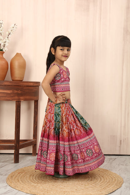 Royal Look Outfit Kids Lehenga Choli