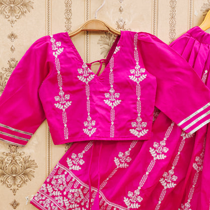 Playful Party Look Kids Lehenga