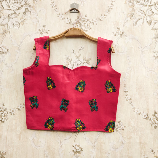 Traditional Kalamkari Kids Lehenga Outfit