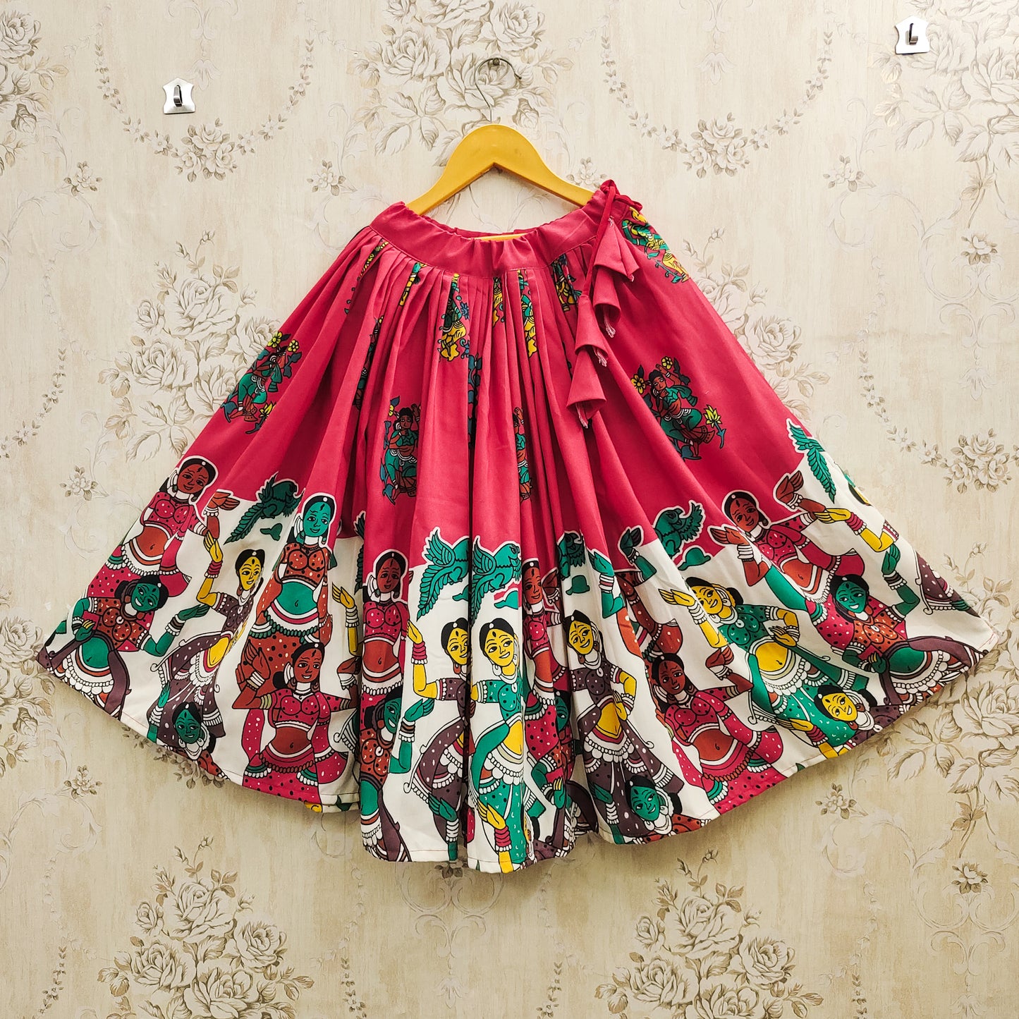 Traditional Kalamkari Kids Lehenga Outfit