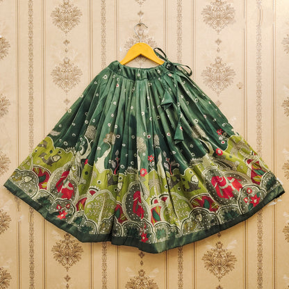 Trendy Kalamkari Kids Choli Set