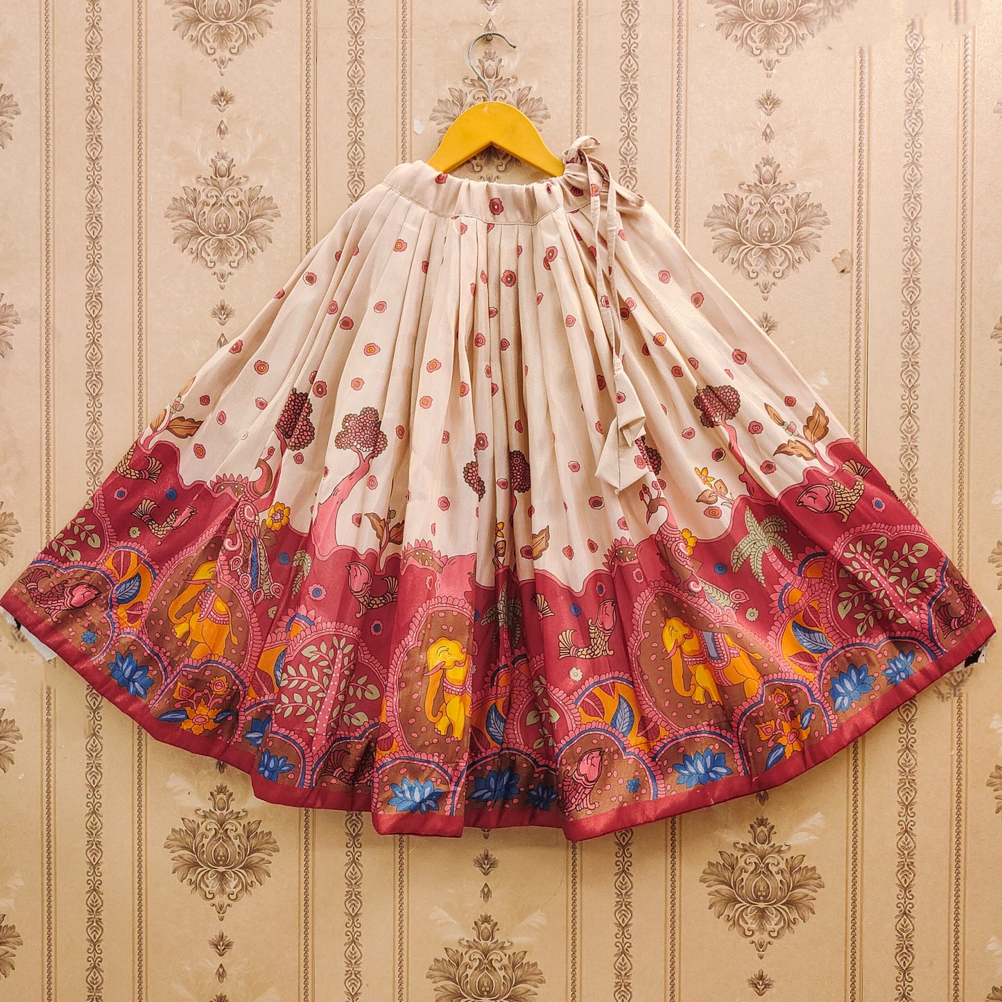 Trendy Kalamkari Kids Choli Set