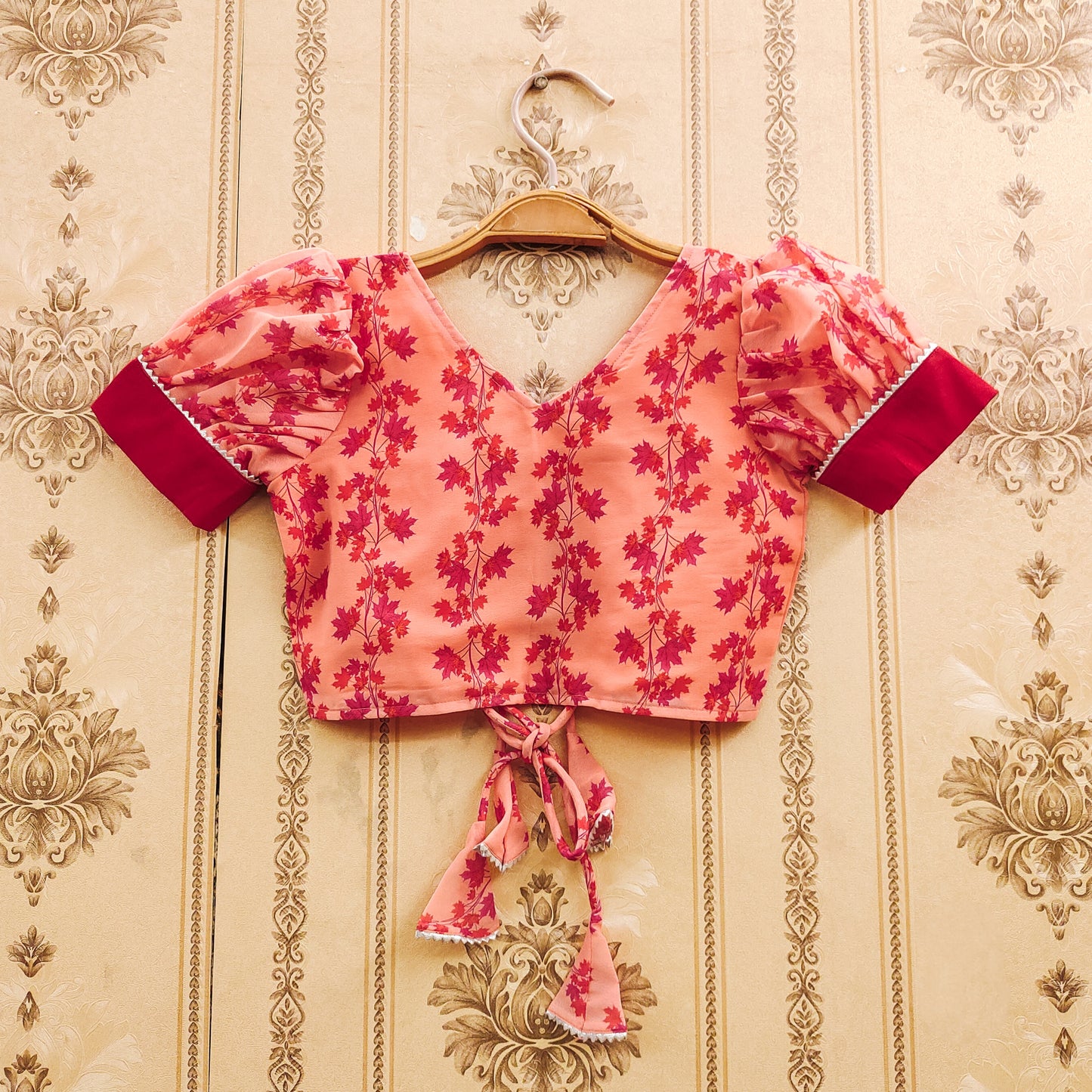 Floral Kids Lehenga Choli Pattern