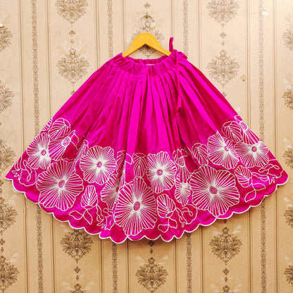 Embroidered Kids Choli Set