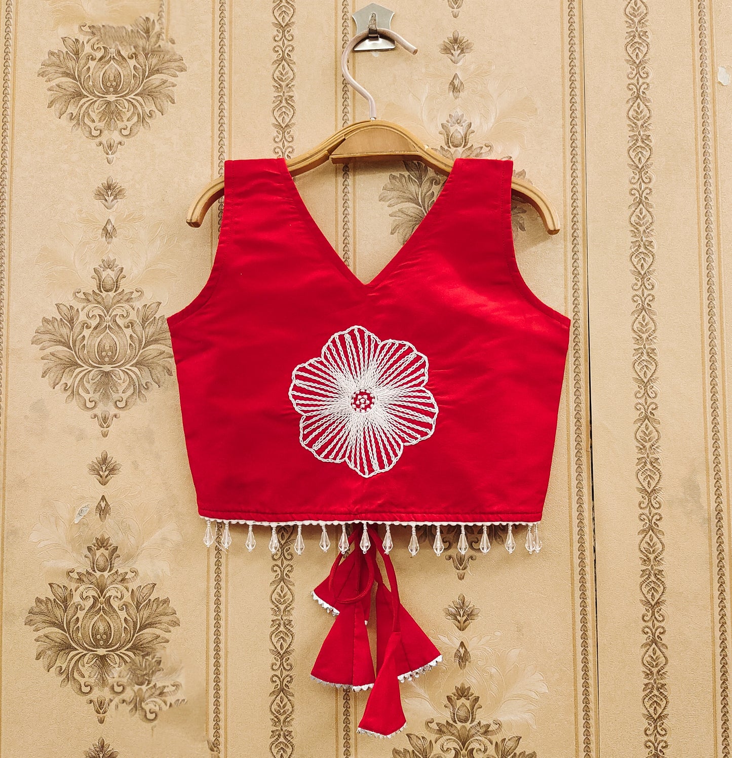 Embroidered Kids Choli Set