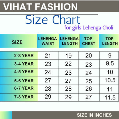Sequence Work Kids Lehenga Choli