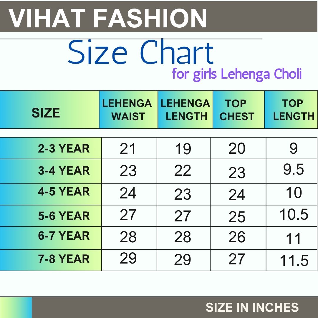 Lightweight Traditional Kids Lehenga Choli